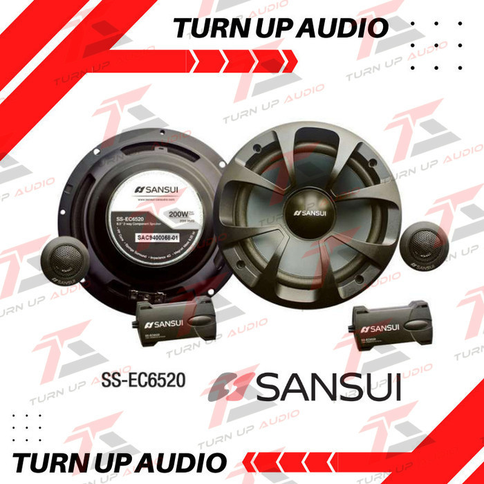 ✅Baru Speaker Split Sansui Ss-Ec6520 6.5 Inch Speaker Pintu Audio Mobil New Terbaru