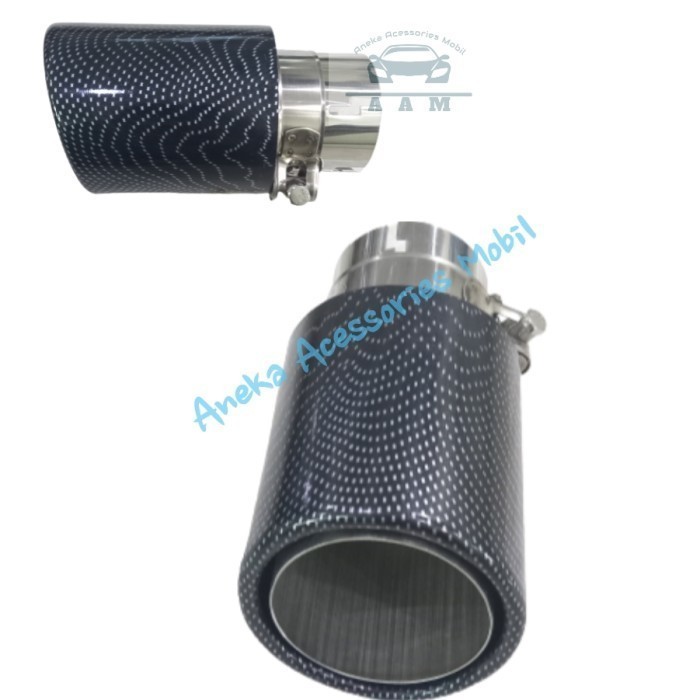 ✅New Ori Car Muffler / Buntut Knalpot Mobil Carbon Toyota All New Avanza Terbatas