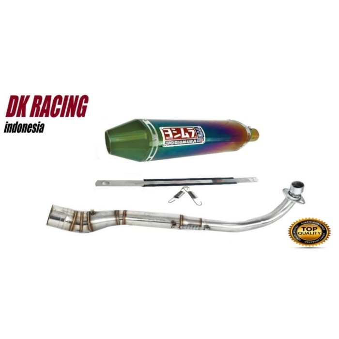 ✅New Ori Knalpot Racing Yamaha Vega R Yoshimura Usa Fullsystem Rainbow Terbaru