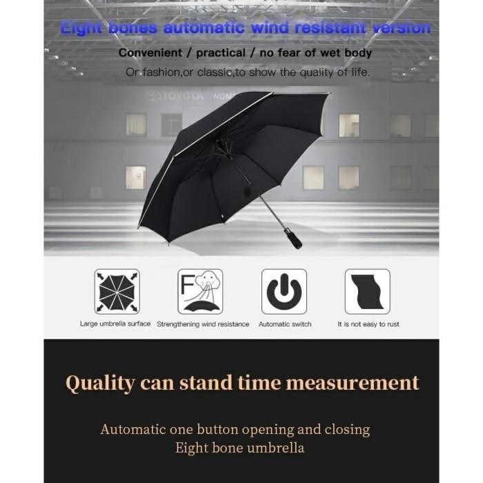 PAYUNG LIPAT 2 GOLF OTOMATIS JUMBO BESAR - PAYUNG BESAR OTOMATIS BUKA