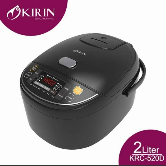[Baru] Kirin Rice Cooker Digital 2 Liter Krc-520D Krc520D Terbatas