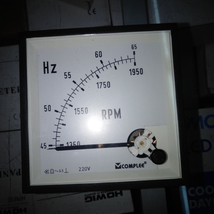 [Baru] Hz Meter Rpm Body 96X96 220V Limited