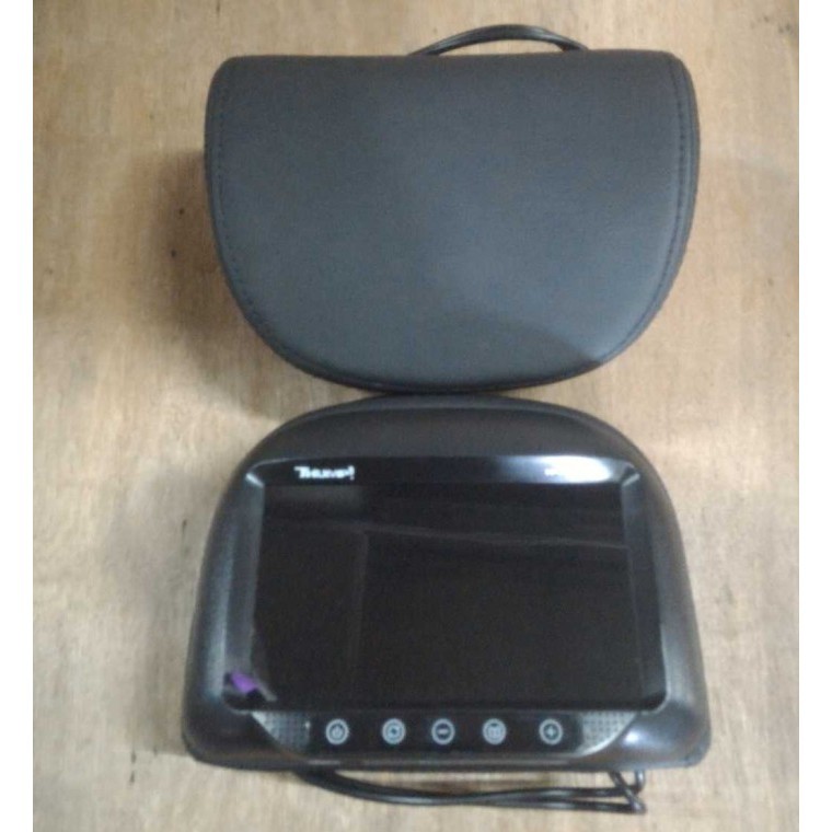 [Baru] Headrest Monitor / Tv Jok Mobil Model Bulat Terbatas