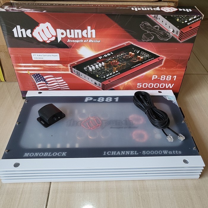 [Baru] Power Monoblock The Punch P. 881 Audio Mobil Limited