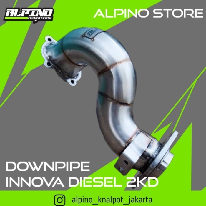 [New] Downpipe Innova Diesel 2Kd Alpino Exhaust Diskon