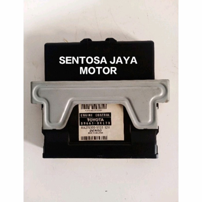 [New] Ecu Computer Komputer Fortuner Bensin Matic Asli 89661-0Kl70 Original Terbaru