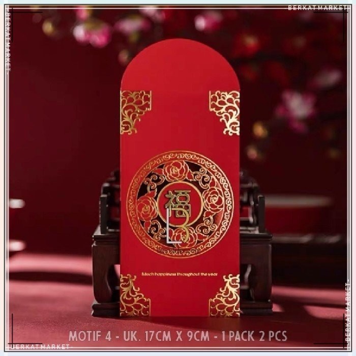 

Kertas Amplop Angpao Angpau Ampao Kelinci Panjang Pendek Hoki Fu Imlek