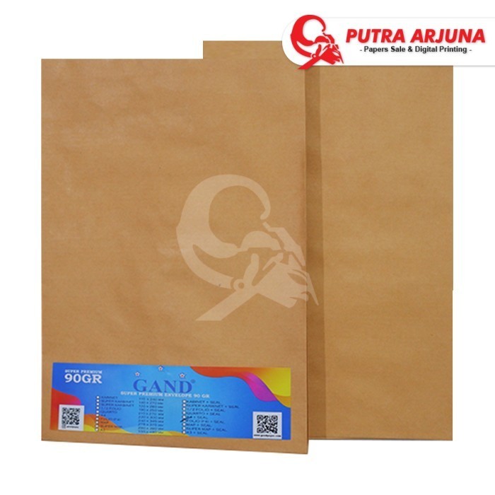 

Gand Amplop , Folio / F4 - 24X34, 90Gsm - Per Pack 100 Pcs