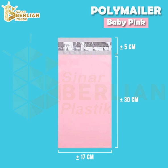 

Plastik Amplop Packaging Polymailer Polybag 17X30 +5 Isi 100