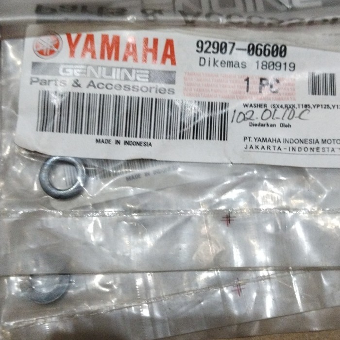 ORI 92907-06600 WASHER RING KIPROK REGULATOR RX KING ( YAMAHA JP GROUP )