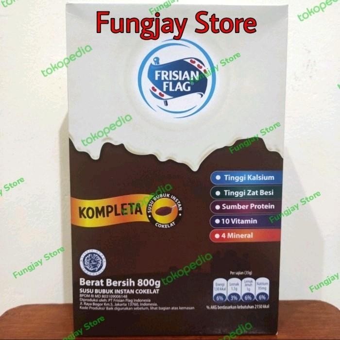 

TERBAIK FRISIAN FLAG KOMPLETA CHOCOLATE / RASA COKLAT 800 GR