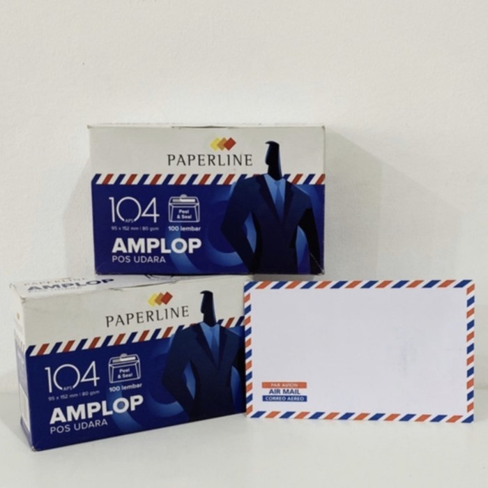 

Amplop Garis Putih Paperline 104 Aps 95 X 152 Mm / 1 Isi 100 Pcs