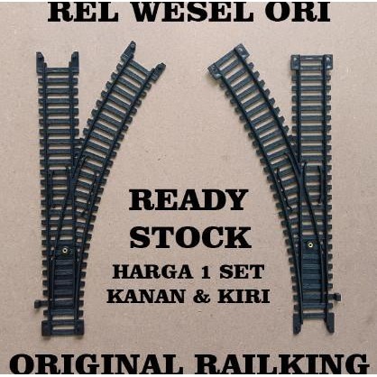 Rel Wesel Railking ORIGINAL/Rel kereta api/track kereta api peterstorez