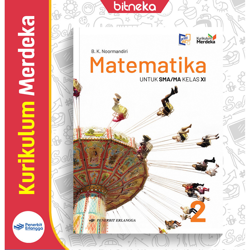 Buku Matematika Jilid 2 SMA/MA Kelas 11 - B.K. Noormandiri K-Merdeka Erlangga