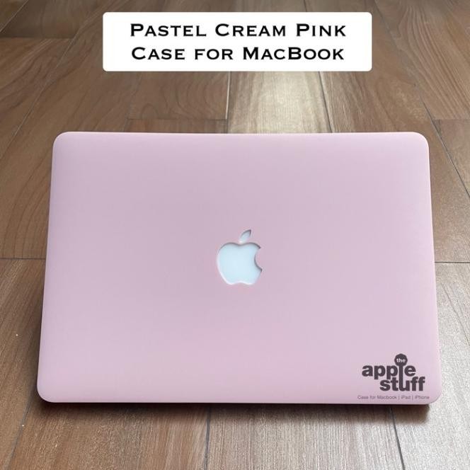 MacBook Apple Pro Air Case Pastel Cream Pink Dusty Pink tokosylvia