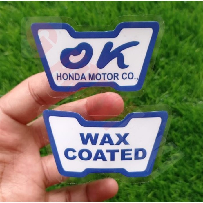 

Sticker Ok Wax Honda Tempel Dalam Kaca