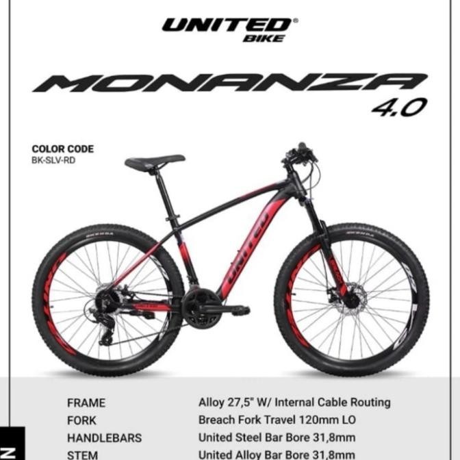 sepeda gunung 27.5 UNITED MONANZA 4.0