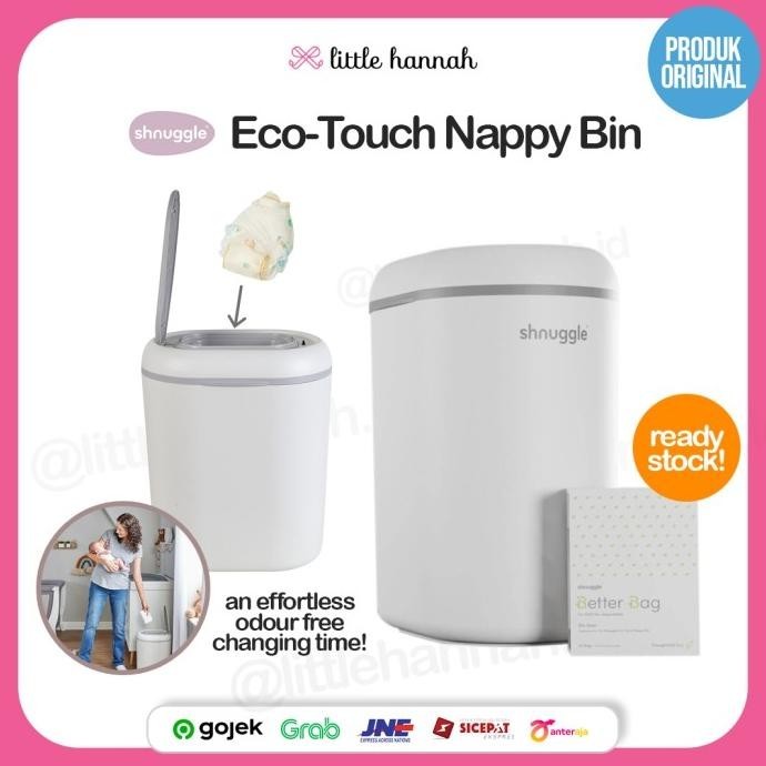 Shnuggle Eco-Touch Nappy Bin Tempat Sampah Popok