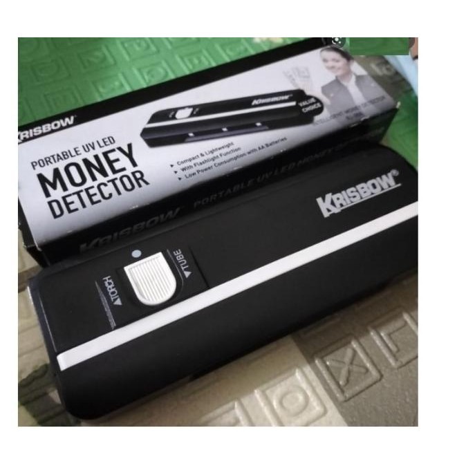 Alat Detektor Uang Kertas | Krisbow Portable UV Money Detector