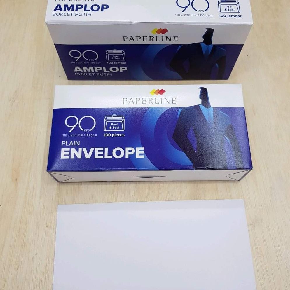

TIO Amplop Putih Paperline 90 (1pak) TERLARIS