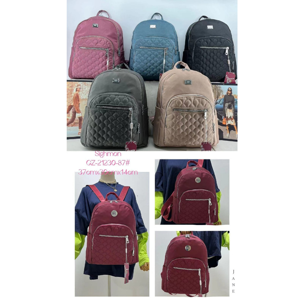 [BEAUTY LR COLLECTION] Tas Wanita Ransel SIGHMON Original Tas Ransel 3 in 1 Import Fashion Korea Tas