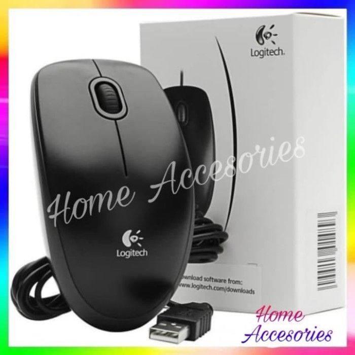 Mouse Usb Logitech B100 Original,Mouse Kabel Logitech B100 Best