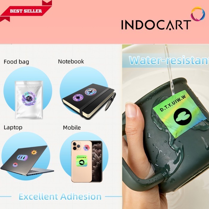 

Indocart Sticker Holographic Diamond-A4-20S Best