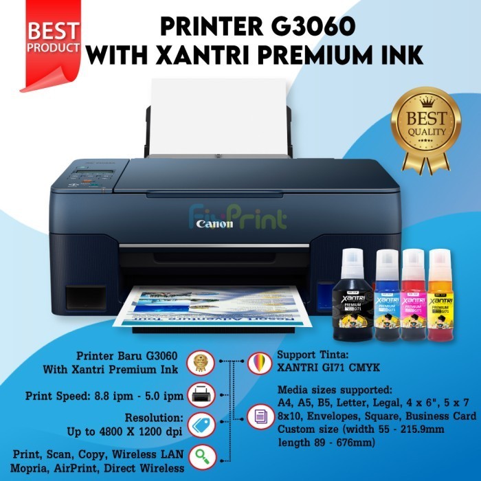 Printer Canon Pixma G3060 G 3060 Wifi Scan Copy - Original Infus Canon Best