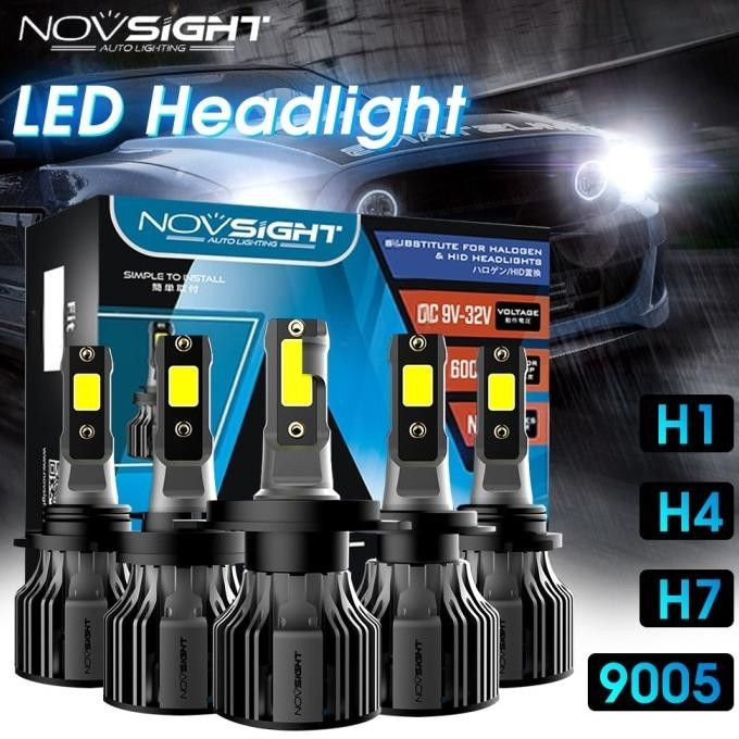 Lampu Led Mobil Novsight N39 Headlight H4 H7 H11 H1 9005 72W