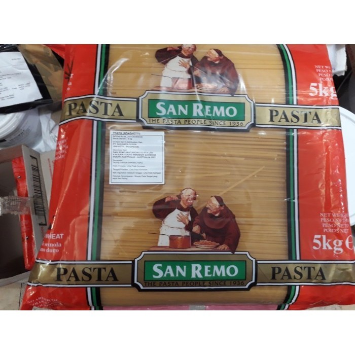 

Terbaru Spaghetty San Remo 5Kg Promo Terlaris