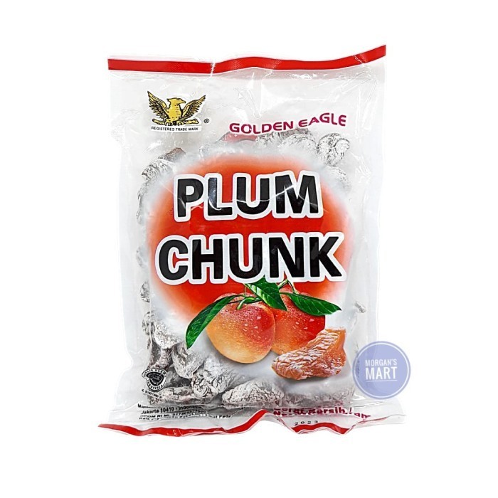 

Mazin - Golden Eagle Plum Chunk Manisan Buah Persik Buah Prune Kering 500G