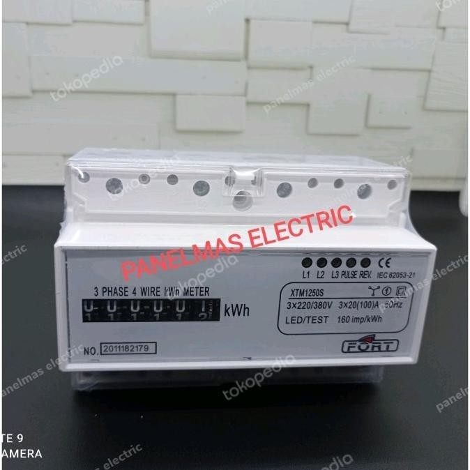 KWH METER 3 PHASE DIGITAL / KWH METER 3PHASE DIGITAL "FORT" `XTM1250S