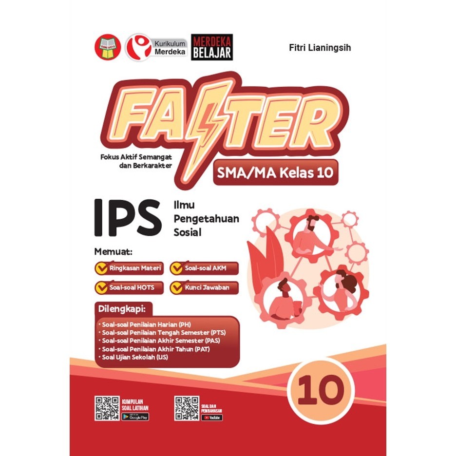 

Gramedia lampung -SMA/MA KLS.X FASTER ILMU PENGETAHUAN SOSIAL : KUR.MERDEKA