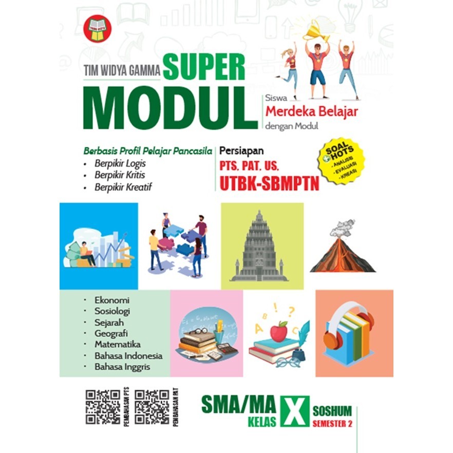 

Gramedia lampung -SMA/MA KLS.X SUPER MODUL SOSHUM SMT.2 : PROFIL PELAJAR PANCA