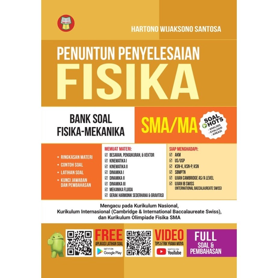 

Gramedia lampung -SMA/MA PENUNTUN PENYELESAIAN FISIKA : BANK SOAL FISIKA-MEKAN