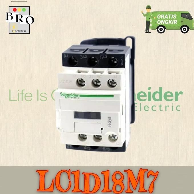 Schneider Kontaktor LC1D18 / Contactor LC1D18M7