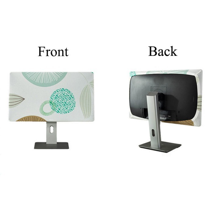 Terbaru Cover Komputer Penutup Layar Led Monitor Komputer Kain Elastis Spandex Promo Terlaris
