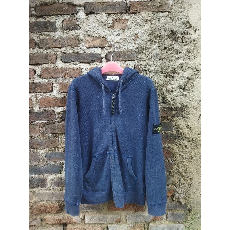 Zipp hoodie stone island Navy