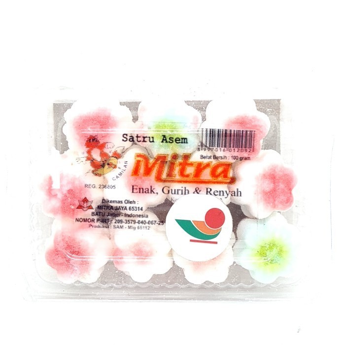 

}}}}}}] MITRA SATRU ASEM 100gr ANEKA BUAH ASAM MANIS MIX FRUIT ASLI KUNO