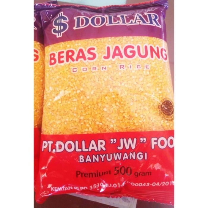 

`````````] Beras jagung 500gr Dolar