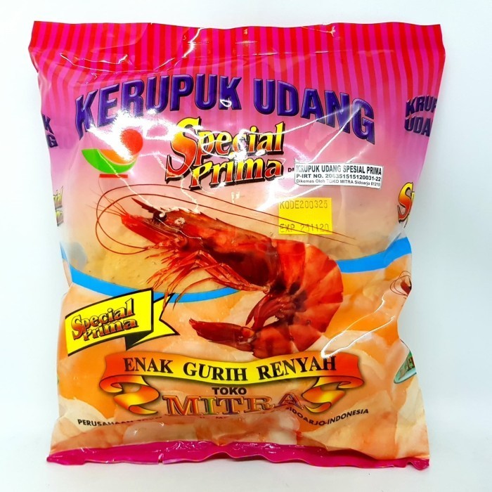 

yang dicari] MITRA KERUPUK UDANG SPESIAL PRIMA 500gr KRUPUK SHRIMP CRACKER KHAS