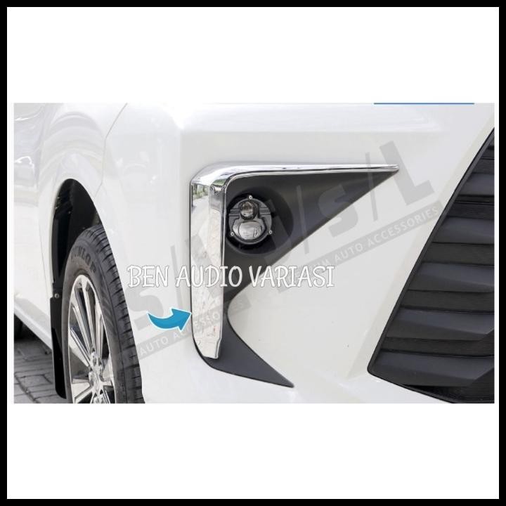 TERBARU JSL RING FOGLAMP/FOGLAMP COVER ALL NEW AVANZA 2022 CHROME 