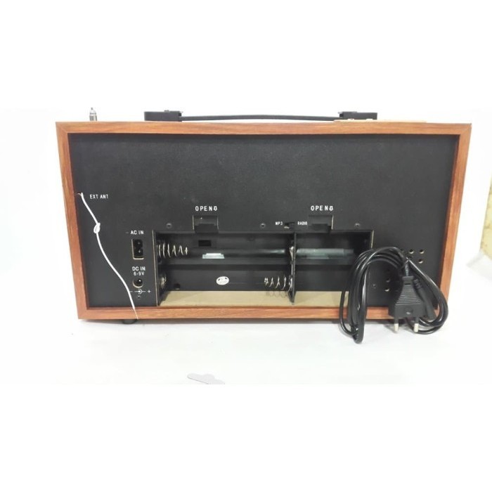 ready Radio Jadul Kayu Sonatec 8288 Am Fm Radio Portable Bisa Usb Sd Card
