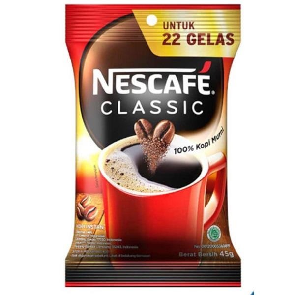 

NESCAFE COFFEE CLASSIC BAG 45 GR