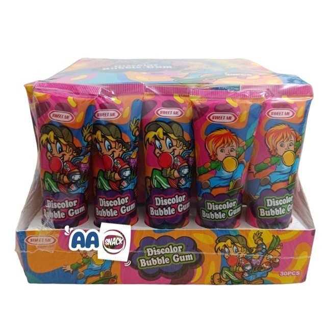 

Sweet Me Discolor Bubble Gum Box Isi 30 X 18Gr