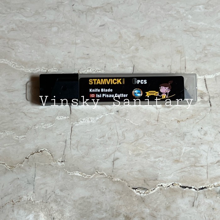 

Isi cutter stamvik refill pisau cutter mata pisau cutter