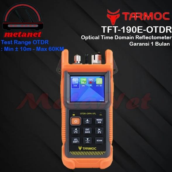 Tarmoc TFT-190E-OTDR | OTDR 1550nm ,OPM,VFL