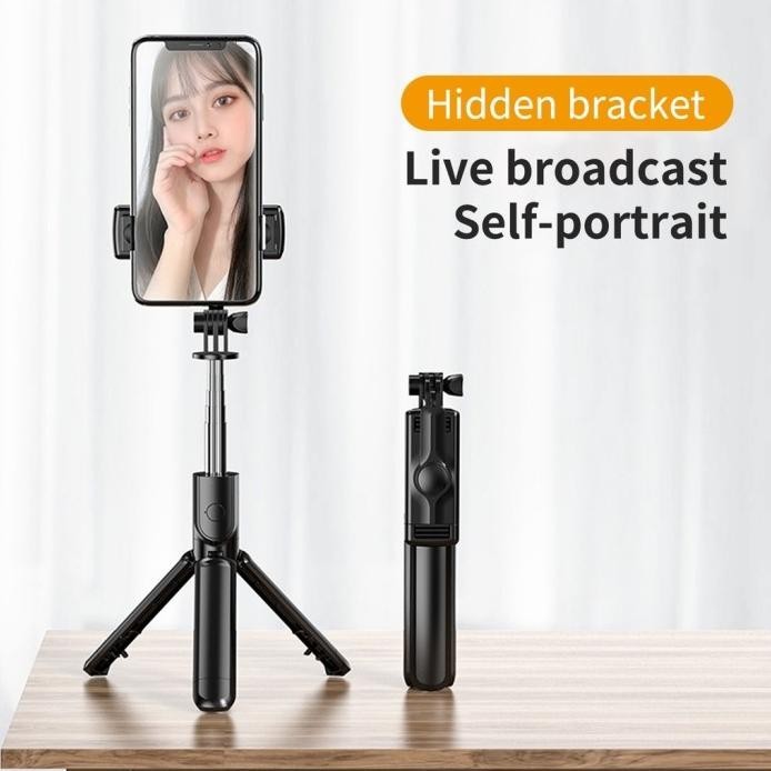 Joyseus Jk03 Bluetooth Selfie Stick Kamera Portabel Tripod Remote Gratis Ongkir