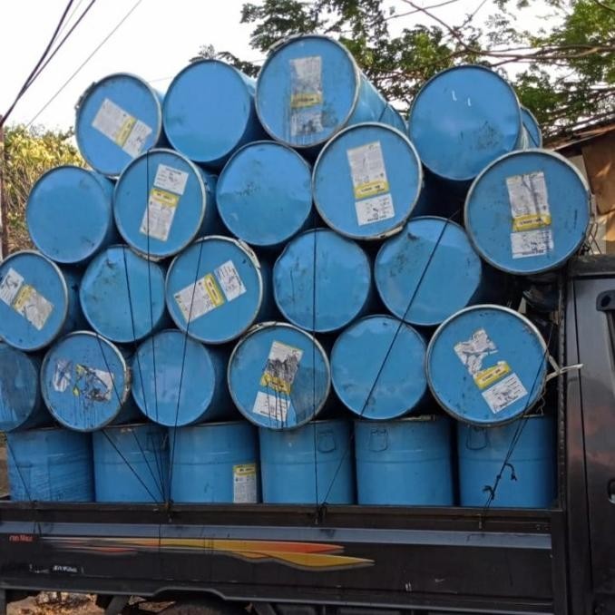 xie drum besi 50 liter/tong sampah besi