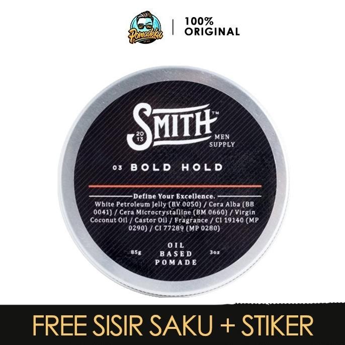Smith Pomade Bold Hold Oil Based Strong Hold